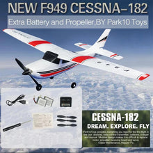 Load image into Gallery viewer, WLtoys F949 2.4G 3D6G 3Ch RC Airplane Fixed Wing Plane Outdoor Toys Drone RTF Upgrade Version Digital Servo F949S With Gyroscope
