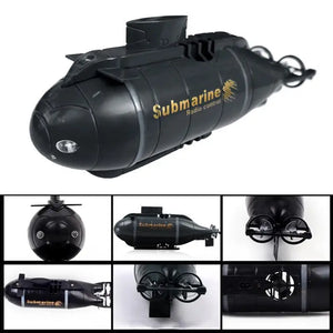 2.4G Electric RC Submarine Speed Boat With Lights Mini Wireless