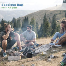 Load image into Gallery viewer, XL Sleeping Bag - 32F Comfort Rated 3-Season Envelope-Style Sleep Bag with Hood for Backpacking, Hiking, and Camping
