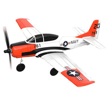 Load image into Gallery viewer, Mini T-28 Trojan 761-9 EPP 400mm Wingspan 2.4G 6-Axis Gyro RC Airplane Trainer Fixed Wing RTF Mode 2 One Key Return

