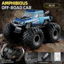 Load image into Gallery viewer, New JJRC Q215 RC car 2.4G amphibious remote control cars truck climbing all-terrain waterproof armored vehicles toy for children
