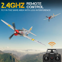 Load image into Gallery viewer, VOLANTEXRC RC Plane,RTF 4CH  P-47 Thunderbolt RC Airplane, X-Pilot Stabilization System,One Key Aerobatic, Suitable for outdoors
