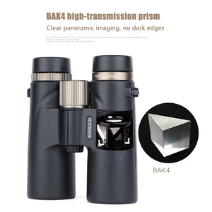 12x42 Binoculars Professional ED Lens Telescope Powerful Long Range BAK4 Prism For Hunting Outdoor Camping  IPX7 Waterproof