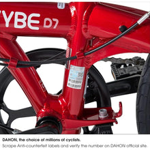 Load image into Gallery viewer, Folding Bike, Lightweight Aluminum Frame; 7-Speed Shimano Gears; 20” Foldable Bicycle for Adults
