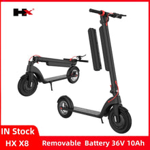 Load image into Gallery viewer, EU Stock EU Stock US Stock Folding HX X8 Electric Skateboard scooter Bicycle Foldable Kick Scooter 36V 10Ah Escooter
