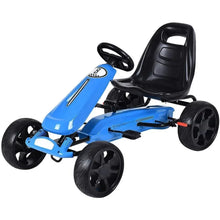 Load image into Gallery viewer, Go Kart,Kids Pedal Vehicles Racer Pedal Car with Adjustable Seat,4Wheel Powered Ride On Toy,Pedal Go Kart for Kids Ages 3-8
