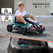 Load image into Gallery viewer, OUZEY Electric Go Kart for Kids, 12V2WD Battery Powered Ride On Cars
