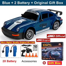 Load image into Gallery viewer, 4WD RC Drift Car With LED Light 2.4G Radio 20KM/h High Speed Remote Control Racing Cars Vehicle Model Toy Gift for Boy Girl Kid
