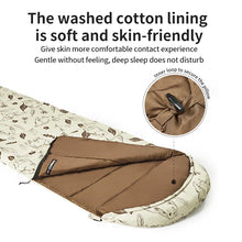 Load image into Gallery viewer, Naturehike Sleeping Bag Ultralight Portable Splicing Camping Envelope Cotton Sleeping Bag Spring Autumn Outdoor Hiking Climbing

