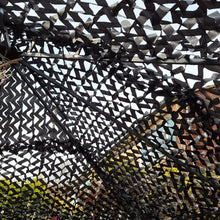 Load image into Gallery viewer, Black Camo Netting Blind for Hunting Camouflage Shade Net Sun Shade Decoration

