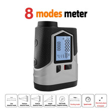 Load image into Gallery viewer, Rechargeable Golf Laser Rangefinder 650m with Slope Adjusted Flag-Lock Vibration Distance Meter Telescope Hunting
