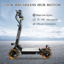 Load image into Gallery viewer, 2500W Electric Scooter for Adult, 3 Speed 55KM/H 60KM Range,48V/16AH Battery 11&#39;&#39; Off Road Tire,Dual Hydraulic Shock 440LBS Load
