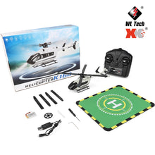 Load image into Gallery viewer, Wltoys K160 Rc Helicopter 2.4G 4 Channel 6-Axis Gyro Brushless Motor Remote Control Airplane EC-145 Simulation Aircraft Toys

