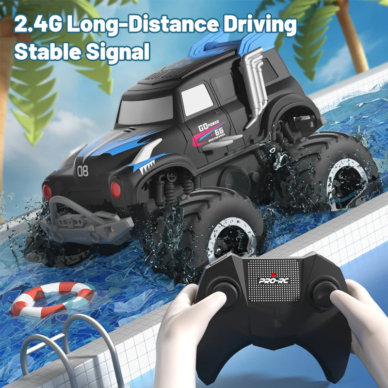 Amphibious Climbing Water & Land Remote Control Truck – Crazy RC Toys