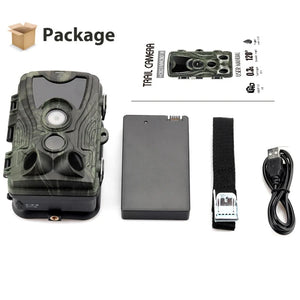 Suntekcam HC-801A-Li Hunting Camera With 5000Mah Lithium Battery 24MP Trail Camera IP65 Photo Traps 0.3s 940nm Wild Camera