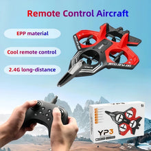 Load image into Gallery viewer, 2.4G remote-controlled foam aircraft YP3, anti-drop and impact-resistant fighter jet, fixed-height rolling stunt toy drone
