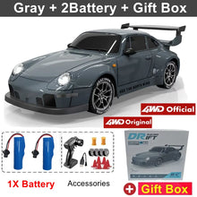 Load image into Gallery viewer, 4WD RC Drift Car With LED Light 2.4G Radio 20KM/h High Speed Remote Control Racing Cars Vehicle Model Toy Gift for Boy Girl Kid

