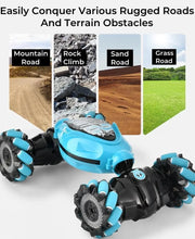 Load image into Gallery viewer, 4WD Stunt Car RC Toy, Remote Control Car for Boys &amp; Adults, All Terrain Monster Trucks
