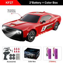Load image into Gallery viewer, Teeggi 2.4G RC CAR With LED Light 4WD Remote Control Drift Cars Professional Racing Toys for Children Gifts VS GTR Model AE86
