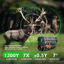 Load image into Gallery viewer, Hawkray Hunting rangefinder 1200 yards Golf rangefinder, fishing, outdoor IP54
