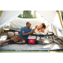 Load image into Gallery viewer, Camping Cot with Sleeping Pad, Folding Steel Cot with Thick Mattress Pad for Comfortable Sleeping, Deluxe Size Available
