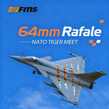 Load image into Gallery viewer, FMS 64mm Rafale Ducted Electric Remote Control Aircraft Attack Aircraft Triangular Wing Aircraft Fixed Wing Fighter PNP
