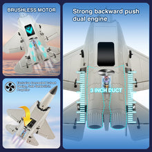 Load image into Gallery viewer, J35 RC Plane 2.4G 4CH Remote Control Stunt Aircraft With Brushless Motor 3D 6G EPP Fighter One Key Stunt Airplane Toys
