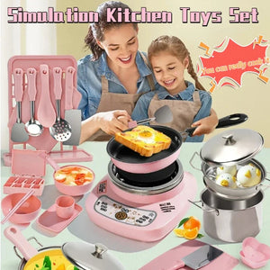 Can Cook Fun Mini Simulation Kitchen Playset Real Cooking