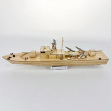 Load image into Gallery viewer, RC Missile Boat Model D-42 Wooden Kit Electric Self-propelled Model
