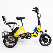 Load image into Gallery viewer, Small Folding Electric Bicycle for Adults, Tricycle, Electric Bikes, 48V, 350W, 10.4Ah Range 40km, Electric Bikes
