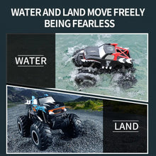 Load image into Gallery viewer, 2.4GHz RC 4 Wheels Amphibious Remote Control Off-Road Car Drive Waterproof Rechargeable Kids Electric Stunt Vehicle
