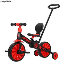 Load image into Gallery viewer, Children&#39;s Balance Bike Tricycle Pedal Bike Walker 2-3-6 Years Old Boys And Girls Treasure Three-in-one Bike With Push Handle
