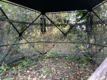 Load image into Gallery viewer, Hunting Blind with chair, 270 degree Shoot Through Mesh with Silent Sliding Window, 2-3 Person Ground Deer Stand Pop Up Tent
