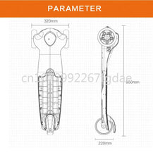 Load image into Gallery viewer, Long Board All Terrain Electric Skateboard Tomoloo with Dual Hub Motor Has Created A New Self Balancing Skateboard
