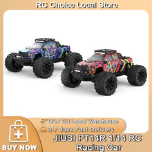 Load image into Gallery viewer, JIUSI PT14R 1/14 RC Racing Car 3S Battery 4WD 80km/h Brushless Motor 2.4G Remote Control 35C High Speed Off-road RC Truck
