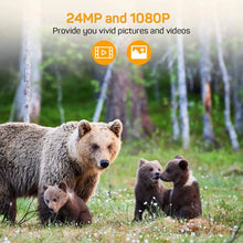 Load image into Gallery viewer, 24MP 1080P Video  Wildlife Trail Camera Photo Trap Infrared Hunting Cameras HC802A Wildlife Wireless Surveillance Tracking Cams
