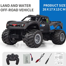 Load image into Gallery viewer, All Terrain Stunt RC Car, 4WD Amphibious Crawler Vehicle, 2.4G Remote Control Waterproof
