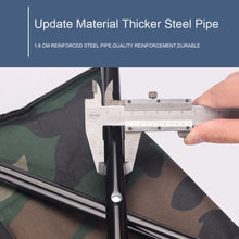 Load image into Gallery viewer, 1pc Outdoor Fishing Chair with Storage Bag Outdoor Folding Portable Beach Chair Camouflage Back Chair Lightweight Waterproof
