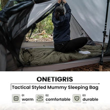 Load image into Gallery viewer, Mummy Sleeping Bag for Camping Hiking Backpacking, Sleeping Bags, Survival Gear Outdoor Camping Cotton Winter Warm Sleeping Bags
