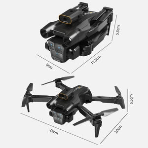 Triple HD Camera Foldable Optical Flow Positioning Upgraded RC Helicopter