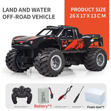 Load image into Gallery viewer, 2.4G 4WD Amphibious RC Car Off Road Waterproof Remote Control Cars
