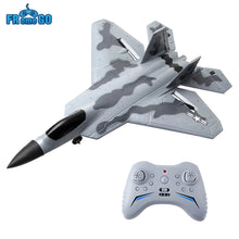 Load image into Gallery viewer, FX922 RC Plane 2.4G 2CH/4CH Remote Control Airplane F-22 Raptor Fighter EPP Foam Glider Aircraft Toys for Boys
