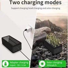 Load image into Gallery viewer, 100000mAh Solar Power Bank Mobile Phone Wireless Charging Large Capacity External Battery Fast Charging For Travel And Camping
