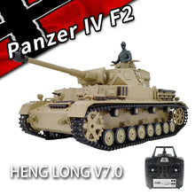 Load image into Gallery viewer, ReTelescopic Multi-function Toy German IV F2 RC Tank Simulation Model Kid Gifts
