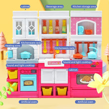 Load image into Gallery viewer, Kitchenware Lighting and Sounds Cooking Game Set Children Fun
