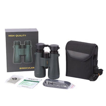 Load image into Gallery viewer, Professional ED Lens 10X50/12X50 Binoculars High Reflective SMC IPX7 Waterproof Bak4 Optics Telescope Low Dispersion For Hunting

