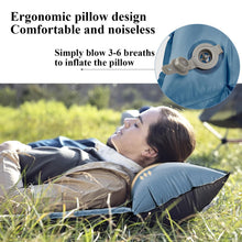 Load image into Gallery viewer, Naturehike Double Inflatable Mattress With Built-in Pillow Pump Outdoor Sleeping Pad Camping Air Mat for Travel Backpacking Mat
