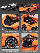 Load image into Gallery viewer, Alloy RC  Car Model Simulation Sound And Light Pull-Back Toy
