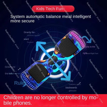 Load image into Gallery viewer, Two Wheel Electric Scooter Pedal Stable Children Student Adult Electric Balance Hoverboard with LED  Kids Scooter
