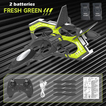 Load image into Gallery viewer, S98 RC Aircraft Fighter LED Light 2.4G 4CH 4 Axis Automatic Balance 360 Rollover EPP Electric RC Glider Airplane Toys For Kids
